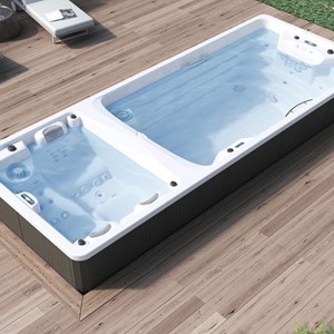 Our best quality swim spas with durable materials and minimal energy consumption